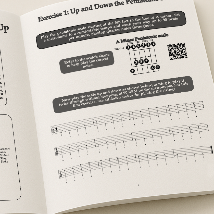 Ultimate Pentatonic Scale Workbook (Physical Book)