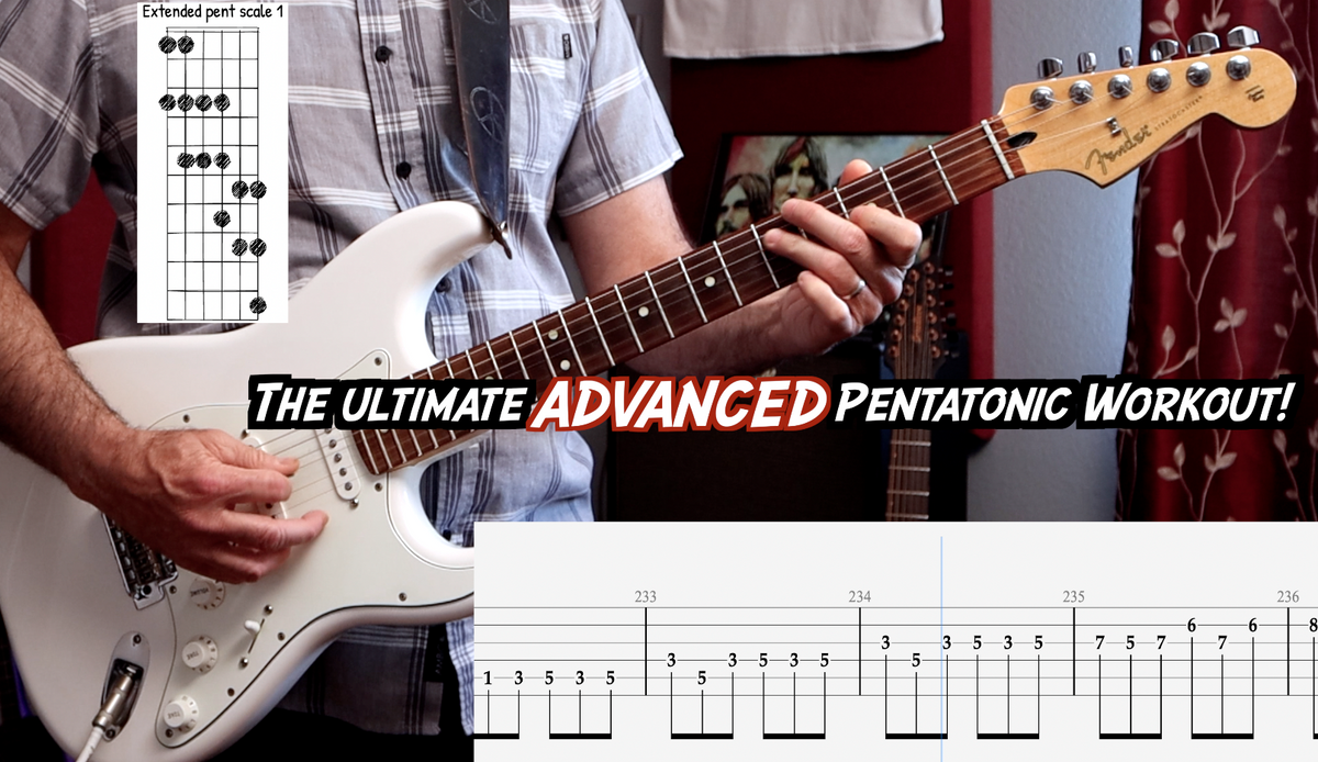 Ultimate Pentatonic Scale Workbook (Physical Book)